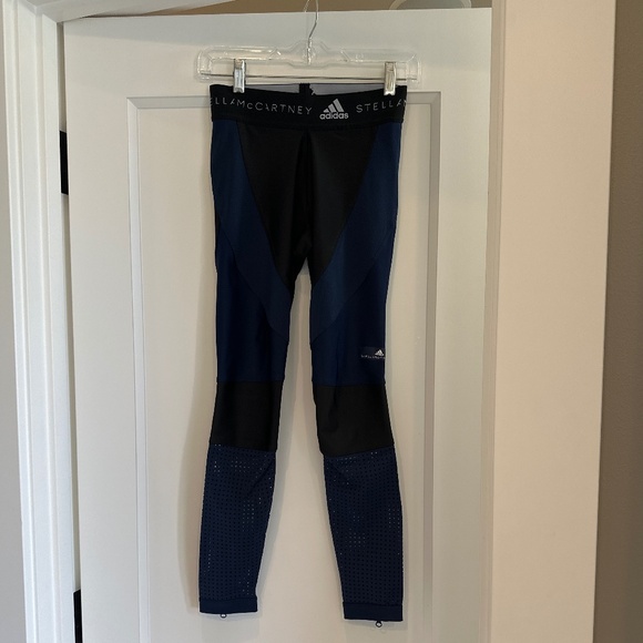 Adidas x Stella McCartney Leggings, navy & black, XS - Picture 1 of 2